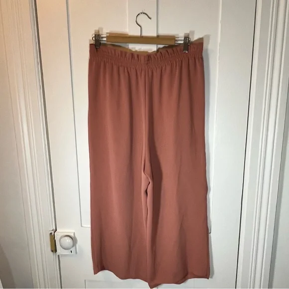Zara Women's Blush Wide-Leg Pants - Picture 3 of 4
